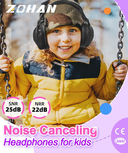 Auriculares Con Cancelación De Ruido Para Niños Con Protecci