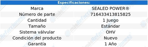 Jgo Bujes Árbol Levas Std F-250 65 Al 74 Sealed Power