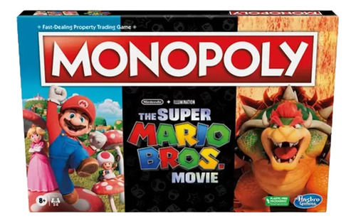 The Super Mario Bros Movie - Monopoly Juego De Mesa Febo