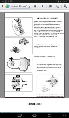 Manual De Transmisión Automática Jetta 2000-2006 Español 01m (Usado)