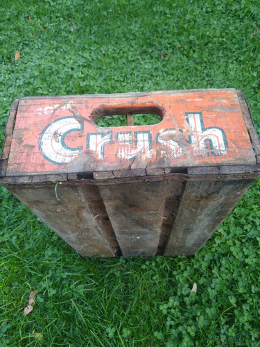 Antiguo Cajón Gaseosas Crush Para 24 Envases (Usado)