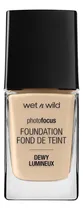 Comprar Base de maquillaje líquida Wet n Wild Photo Focus Photo Focus Dewy Foundation Dewy tono nude ivory 1111520 - 28mL