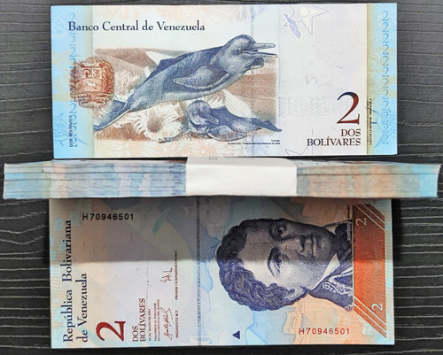 Fajo 2 Bolivares Fuertes 2007-14 Unc