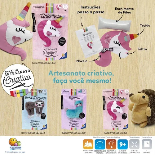 Mi kit de manualidades creativas: Unicorn, de Tulip Books. Editorial TodoDistribuidora Ltda. en portugués, 2021