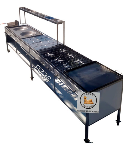 Carrito De Comida Cn Freidora Memelera Parrilla Plancha P736