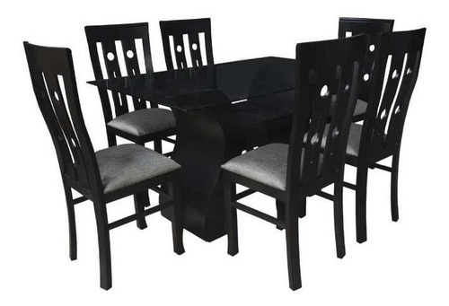 Comedor De 6 Sillas Nogal