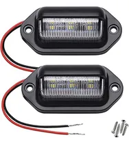 Comprar Par Luz Patente 6 Led Universal Autos Camionetas 12v