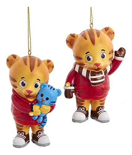 - Adornos De Tigre Daniel De 3.5 In, 2 Surtidos