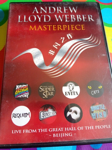 Dvd Andrew Lloyd Webber Live From The Great Hall Of People