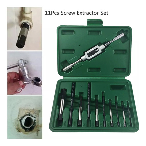 Juego 11 Brocas Extractoras Tornillos