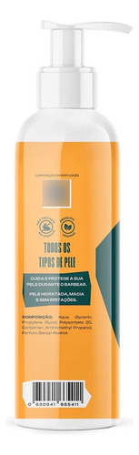 Creme Pré Barba Cicatrizante Profissional 500g Vigor Partiu
