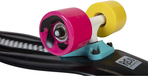 Redo Skate Co. Monopatín Retro Poly Cruiser - Cuadros De Neó