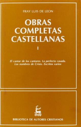 Libro Obras Completas Castellanas De Fray Luis De Leon. (...