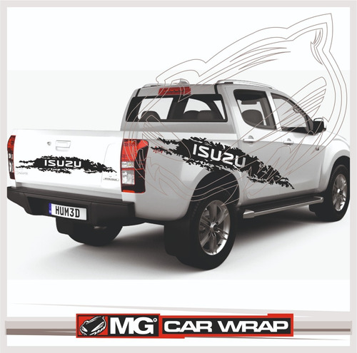 Calco Isuzu Pick Up Mud 4 Piezas (juego Completo)