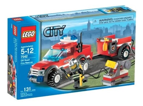 Lego City Remolque De Incendios Todoterreno 7942