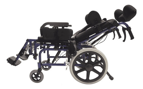 Imagen 4 de 10 de Silla De Ruedas Postural, Reclinable, Pediátrica Asiento 38