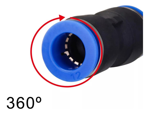 X40 Conector De Manguera Unión Neumáticos Pu Pv Pe Py 8mm