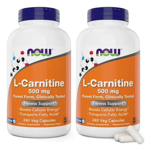 Now Foods L-carnitine 500 Mg 2-pack 480 Flavorless