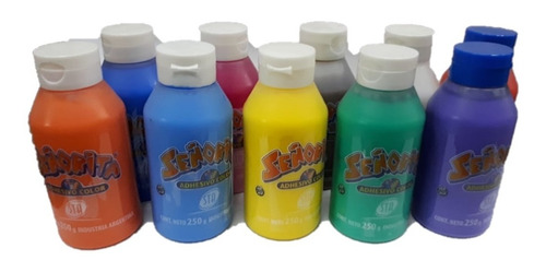 Adhesivo Señorita Sta Color 250cc Manualidades Arte Slime