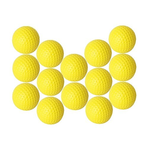 Dsmile Practica Bolas De Golf, Espuma, 14 Cuenta, Amarillo