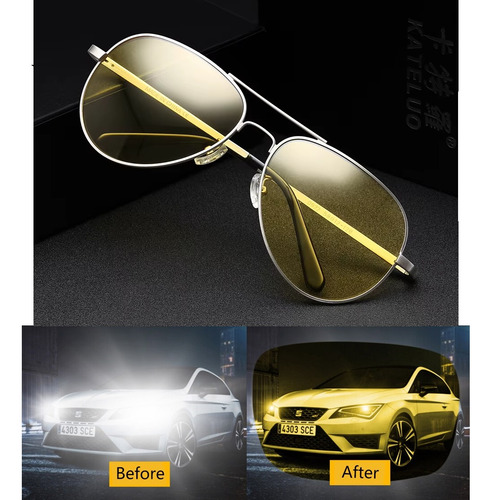 Lentes Vision Nocturna Polarizados Protección Uv