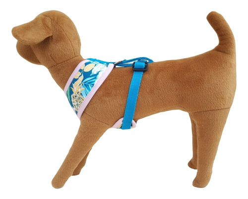 Arnés Pretal Perro Talle M Acolchado Con Correa Lola Pets