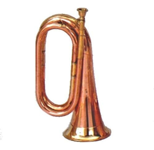 Corneta De Latón Y Cobre Caballería Bugle Ejército B...