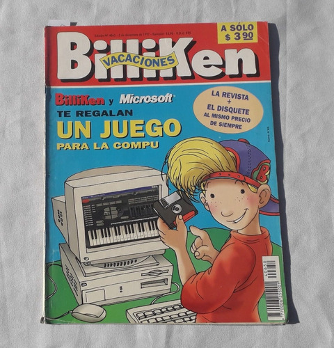 Revista Infantil Antigua * Billiken ** N° 4065 + Billy Recor