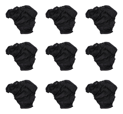 F Calzoncillos Desechables, 50 Unidades, Color Negro, Talla
