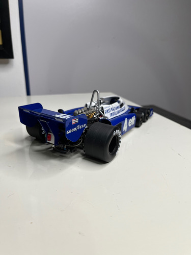 Tyrrell P34 Six Wheels Gp Bélgica F1 1977 1/18 Tsm S/caixa Azul (Usado)