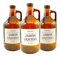 Comprar Pack X 3 Botellones Growler 1.9l Con Etiqueta Deco!