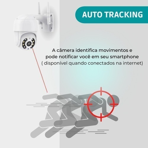 Kit 2 Cameras Ip Icsee Wifi A8 + 2 Cartões Memória Sd 64gb
