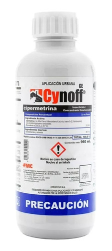 Cynoff Ce 960 Ml Insecticida Cipermetrina  Chinches
