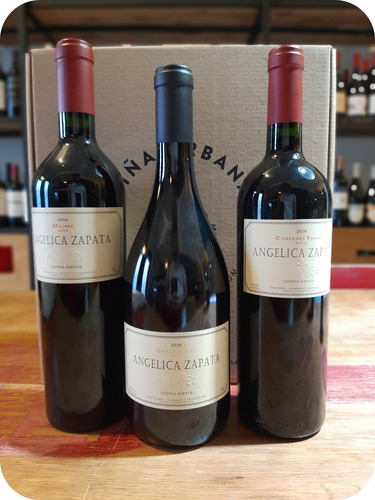 Angélica Zapata Malbec, Cab. Franc Y Chardonnay. Caja Cartón