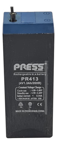 Bateria Gel De 4 Volt 1.3 Ah Press