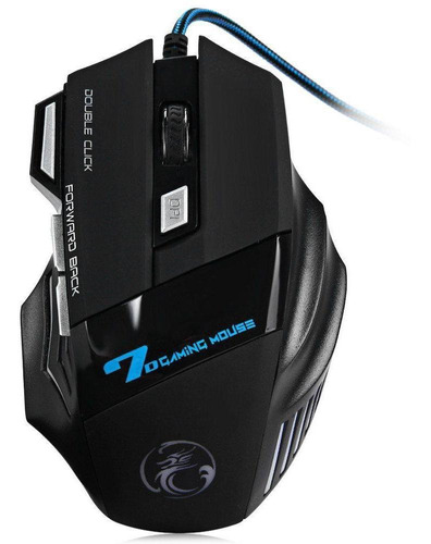 Mouse Gamer Usb 3000 Dpi Soldado Gm-700 Led Iluminado