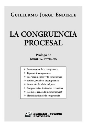 La Congruencia Procesal - Enderle, Guillermo J