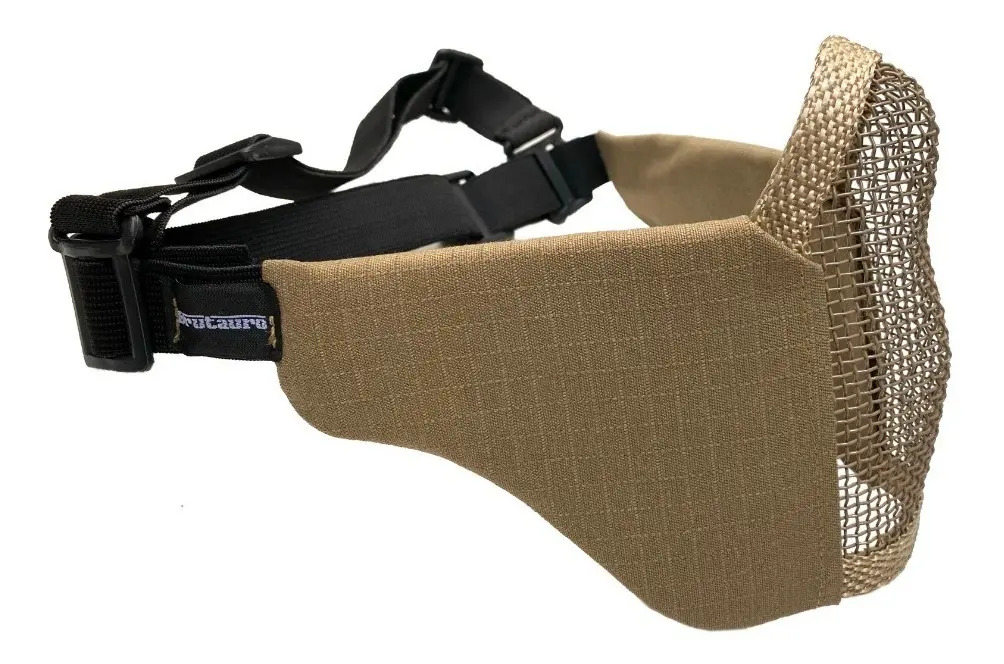 Mascara Para Airsoft Iniciante Proteção Conforto E Segurança Cor Tan