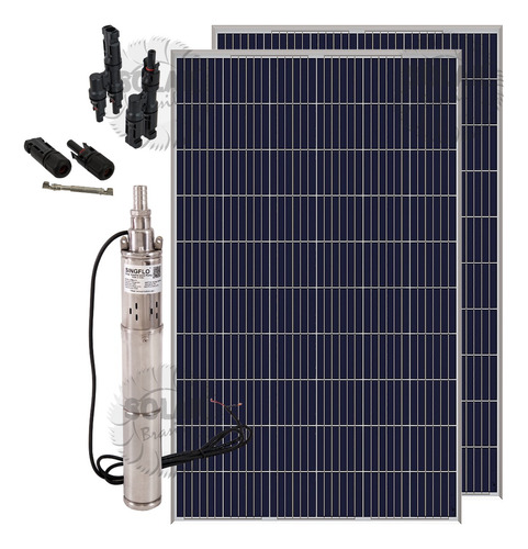 Bomba Solar Sing 3jpb24-70 +2 Painel Solar 280w 