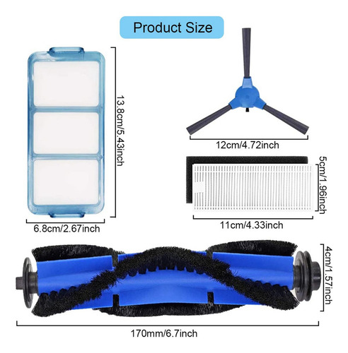 Kit De Accesorios Para Eufy Robovac 11s 12 30c 15t 15c 35c R