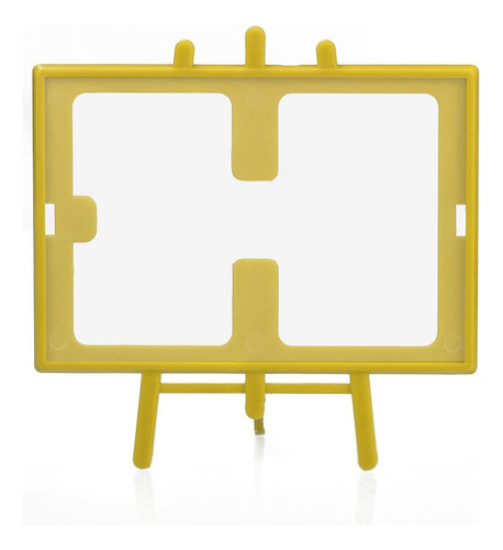 Porta Retrato Cavalete 10x15 Horizontal - 20 Unidades Cor Amarelo