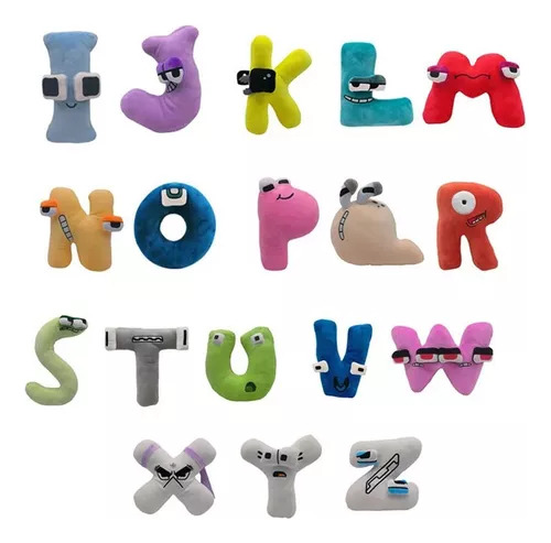 18 Piezas De Muñeco Alphabet Lore, Juguete De Peluche