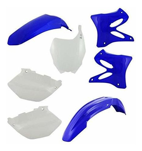 Para Moto: Kit Plasticos Polisport Azul Para Yamaha Yz250f Y