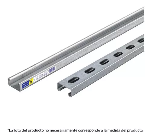 Perfil U Aluminio Blanco 8x8mm 1m 