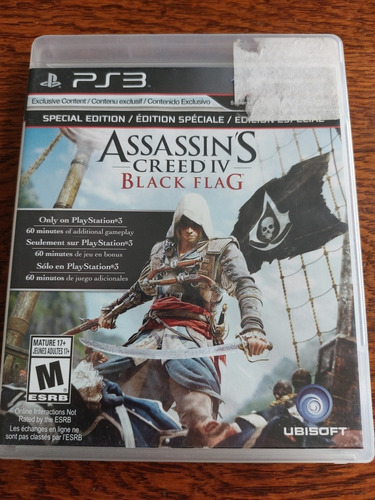 Assassin's Creed 4 Black Flag Ed Special Original Físico Ps3