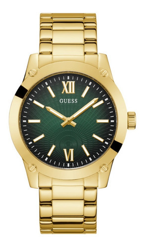 Reloj Guess De Hombre Original De Caballero Color De La Correa Dorado