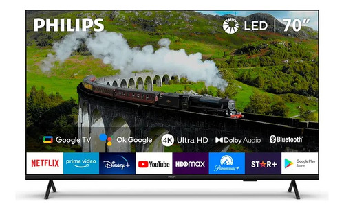 Tv Philips 70  4k Ultra Hd Smart Tv Google Tv Led 70pud7408