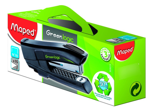 Abrochadora Pocket Maped Greenlogic Para 15 Hojas