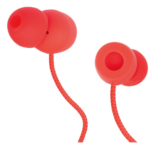 Audífonos Manos Libres Mitzu De Alta Fidelidad Mh-0070 Color Rojo