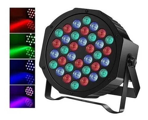 Foco Fiesta 36 Led Rgb Dmx Luces Audioritmico Carrete